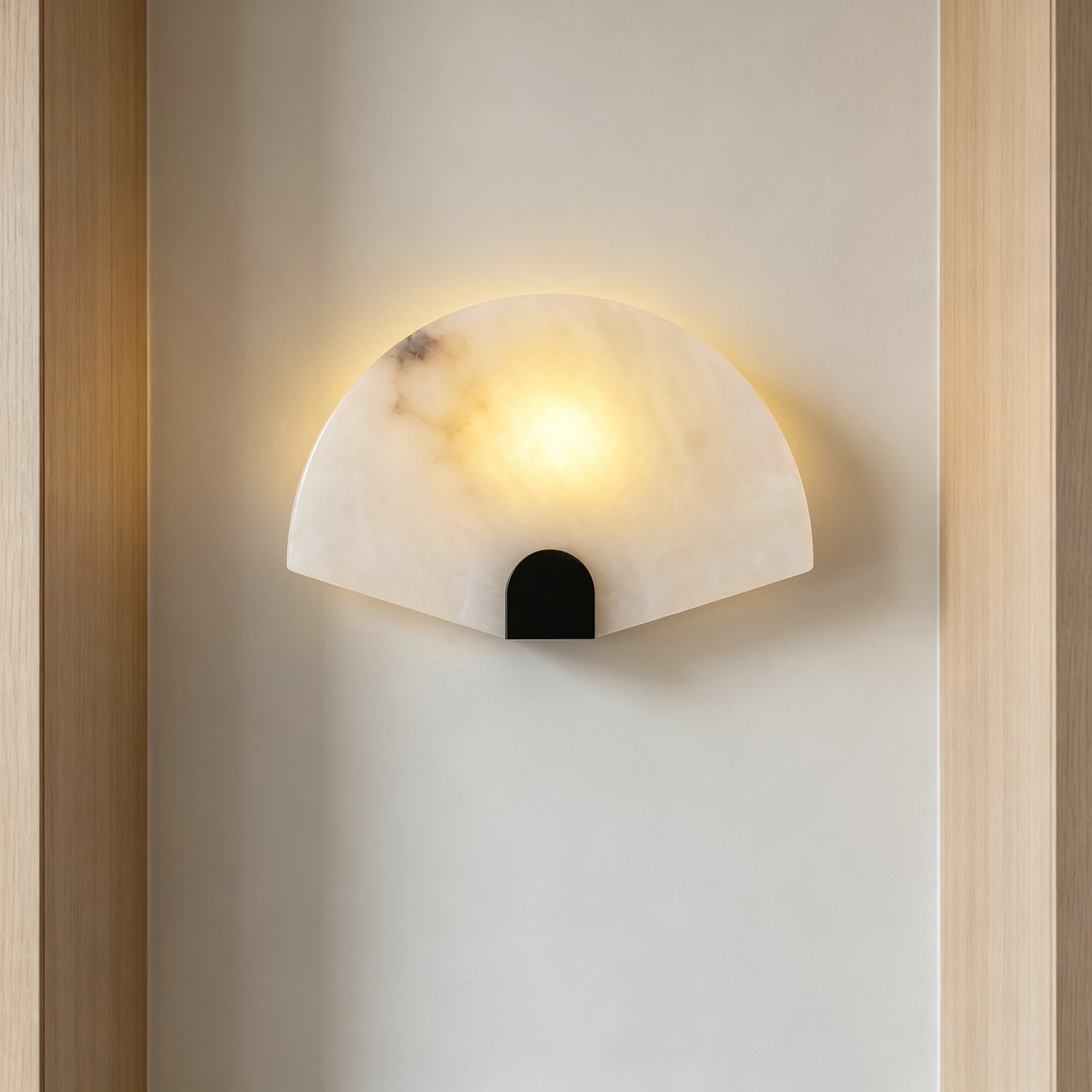 Natural Snowflake Marble Wall Lamp Living Room Decoration Led Lights Bedroom Beside Lamps Aisle Nordic Modern Indoor Lighting