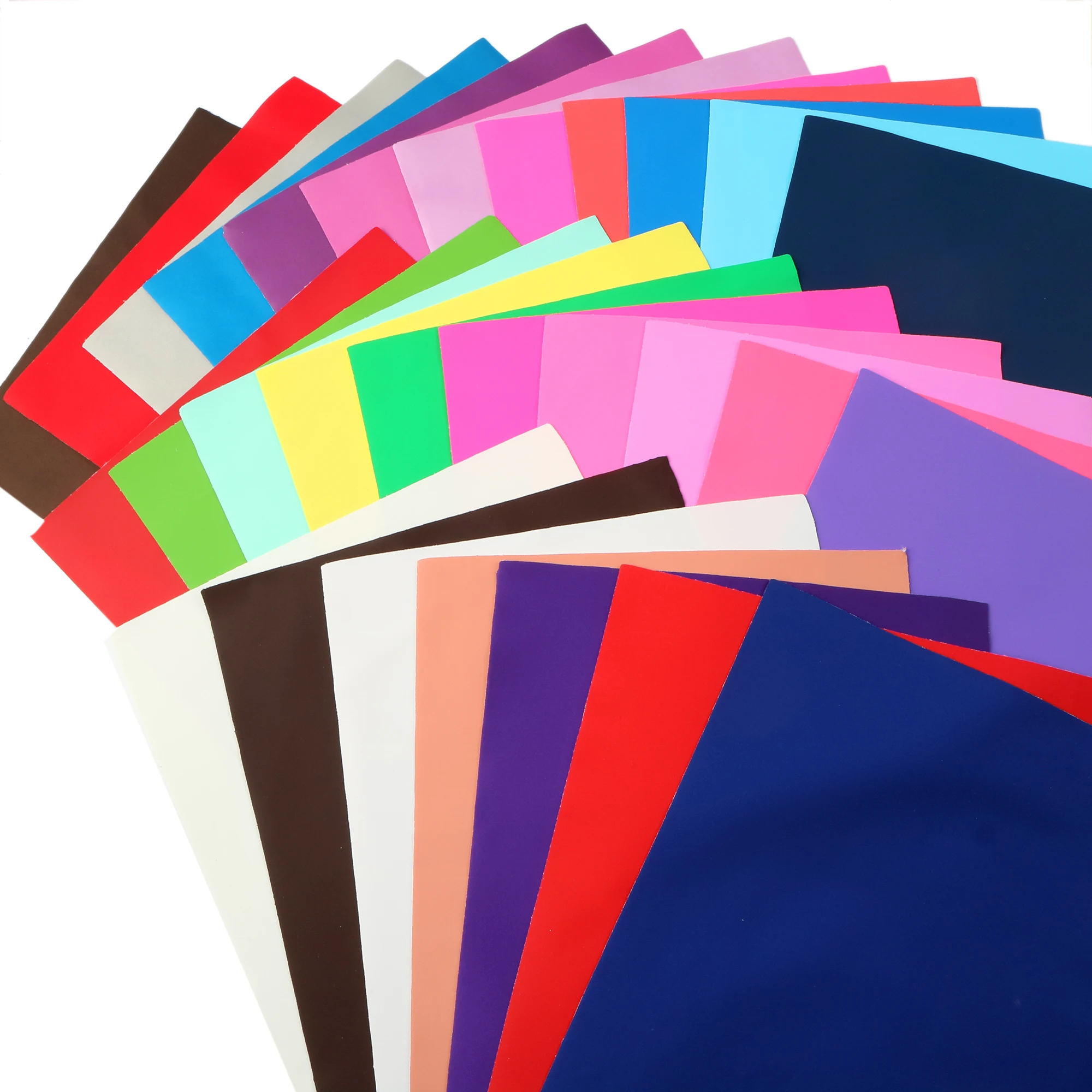 20*33cm Solid Color Synthetic Leather Fabric Artificial Faux Leather Sheets DIY Sewing Material Earrings Crafts,1Yc21036