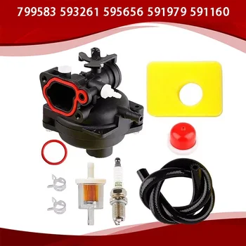 Carburateur pour Briggs Stratton, pièces de moteur de tondeuse à gazon, 799583, 593261, 595656, 591979, 300E, 450E, 500E, cape EX 500, 125cc, agglomccc