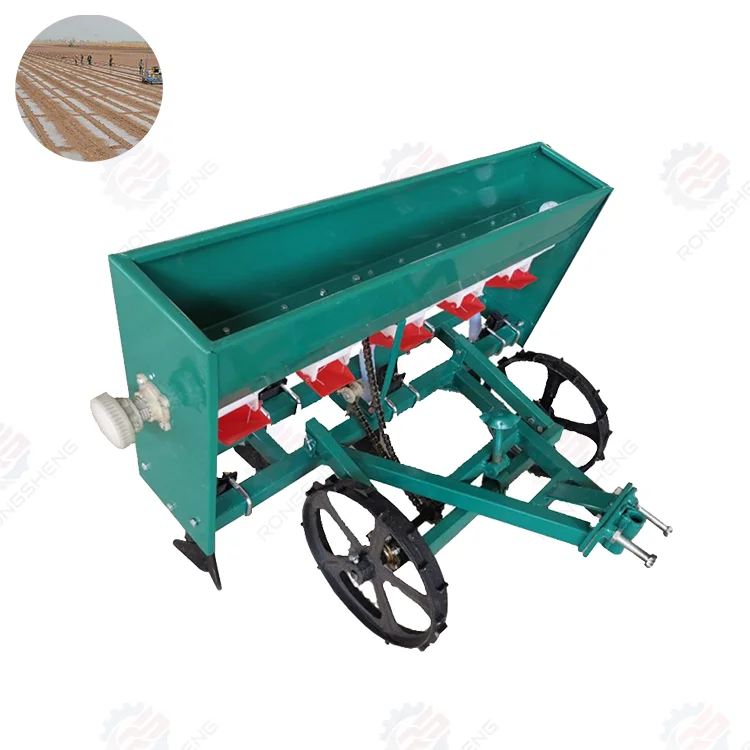 Walking tractor seeding machine with 5 row corn maize wheat seeder