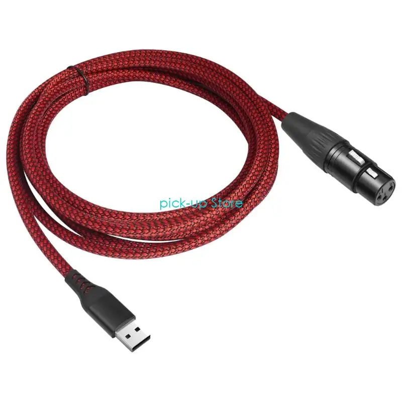 Q5WA 20Hz-20kHz Cable conversión USB 3pin Cable Cable Connectores Línea