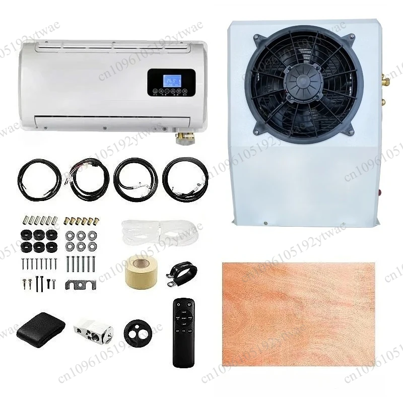 Iron Material 12V Semi Truck Parking Air Conditioner, Sleeper Cab Cooling System with Engine Cooling Function