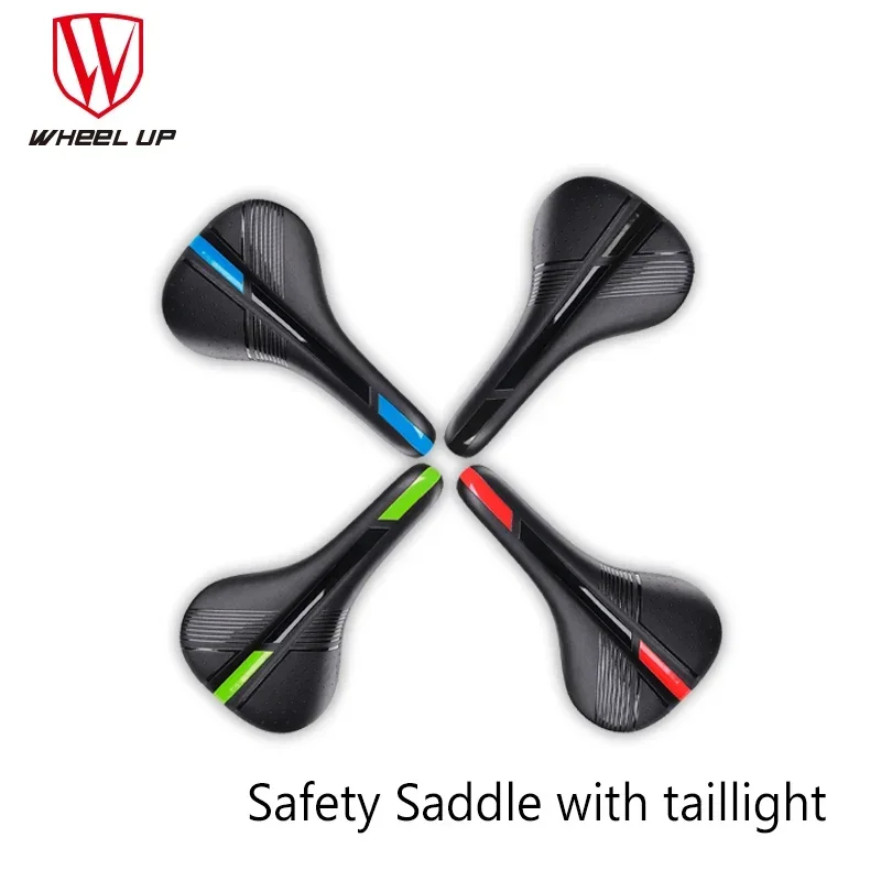 

PVC Mountain Road Bike Cushion Bicycle Comfortable Cushion Car Tail Light Cushion Silicone Thickened Breathable Bike Accessories