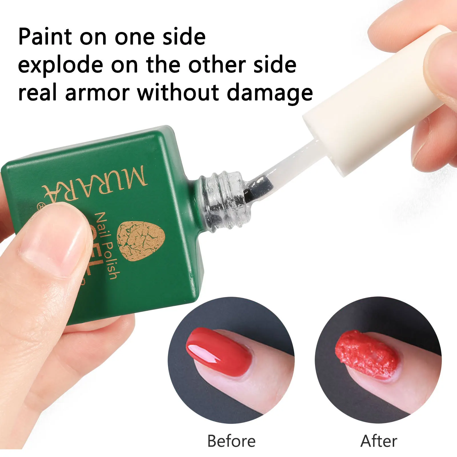 Nail Polish Gel Remover Convenient Don't Hurt Real Armor Environmental Health Safe The Gentle Formula No Odor 15ml