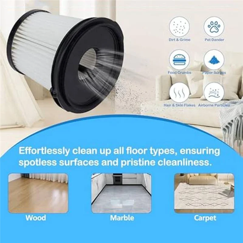 

B45C Replacement Filter Kit Forshark IW3511 IW1111 IW1120 IW1615 IW3110C IW3111C IW3120 Handheld Vacuum Attachment