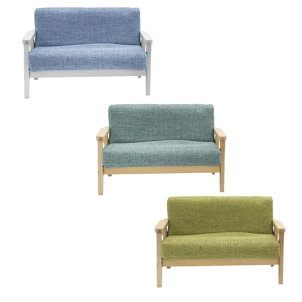 

1/12 масштаб кукольный домик миниатюрный диван для кукольной мебели BJD аксессуары