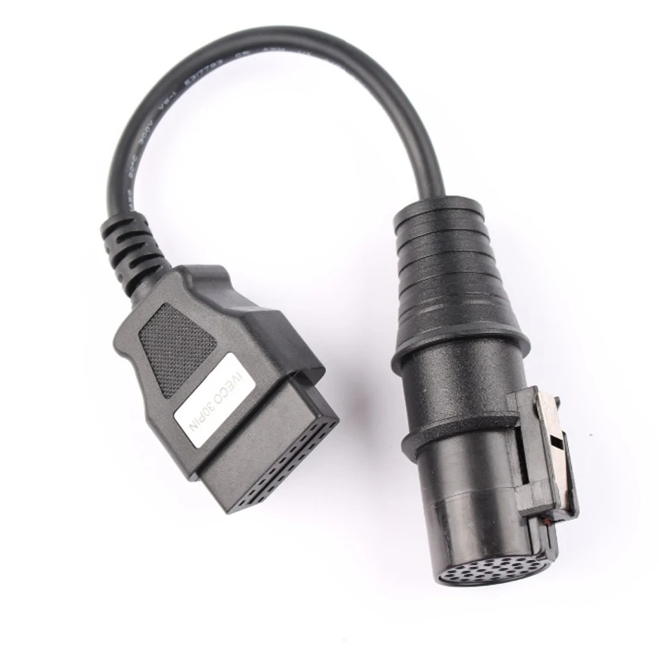 For IVECO 30Pin to 16Pin Female OBD OBD2 Adapter for Ive-co 30 Pin Diagnostic Connector Cable OBD2 Truck Cable