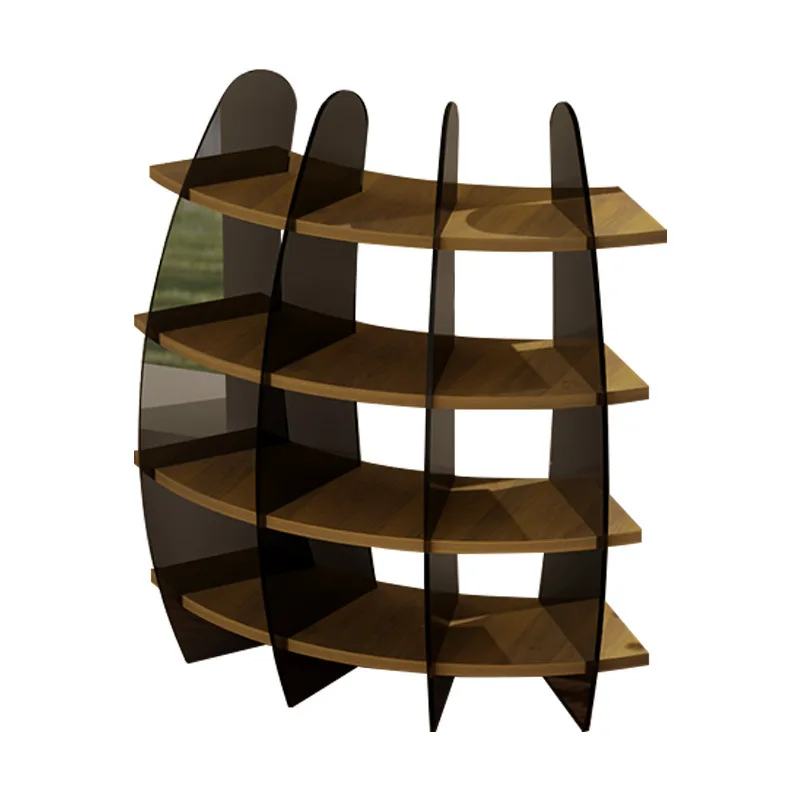 Jianzhan tea set ornament display rack storage rack, medieval desktop teacup rack
