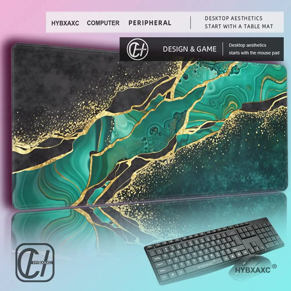 

HYBXAXC Extended Gaming Mouse Pad Desk Pad Computer Keyboard Mousepad Mouse Mat Non-Slip Base for Office Gaming Plum Flower