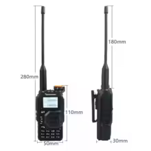 Quansheng UV-K5 50-600MHz 200Ch 5W Air Band Walkie Talkie