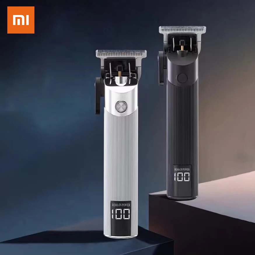 Xiaomi-Aparador de pêlos elétrico para homens, aparador profissional, máquina de corte, aparadores, cortadores, barbear, 0mm