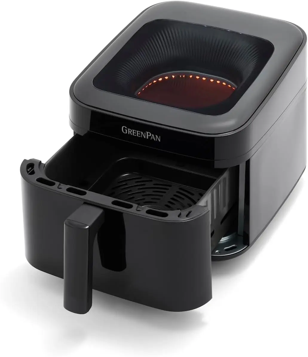 Cyclone 7QT 12-in-1 luchtfriteuse, digitaal touchscreen, keramische anti-aanbakmand, snelle verwarming