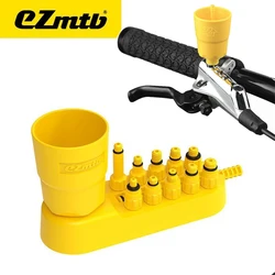 EZMTB Bike Hydraulic Disc Brake Oil Bleed Kit Funnel Joint Connection Adapter Repair Tool for Mineral Oil