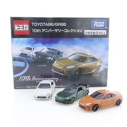 Takara Tomy Tomica Toyota 86/GR86 10th Anniversary Collection Set Diecast Automotive Model Ornaments Cas Toys Gift Decorations