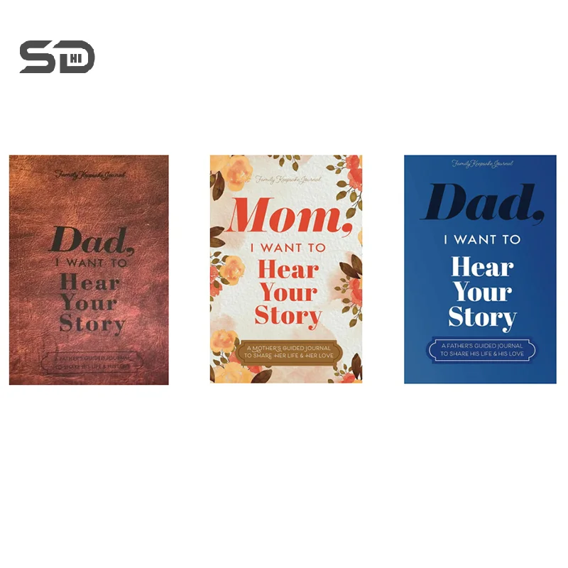 

Dad/Mom I Want To Hear Your Story Journal A Father's Guided Journal Multipurpose Journal Book Portable Notebook School Parents