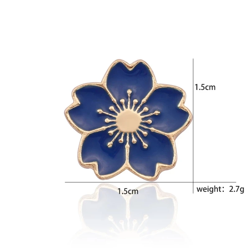 لطيف الكرتون زهرة بروش للفتيات النساء المينا زهرة النبات دبابيس مجوهرات اكسسوارات هدايا عيد الميلاد 2025 #6