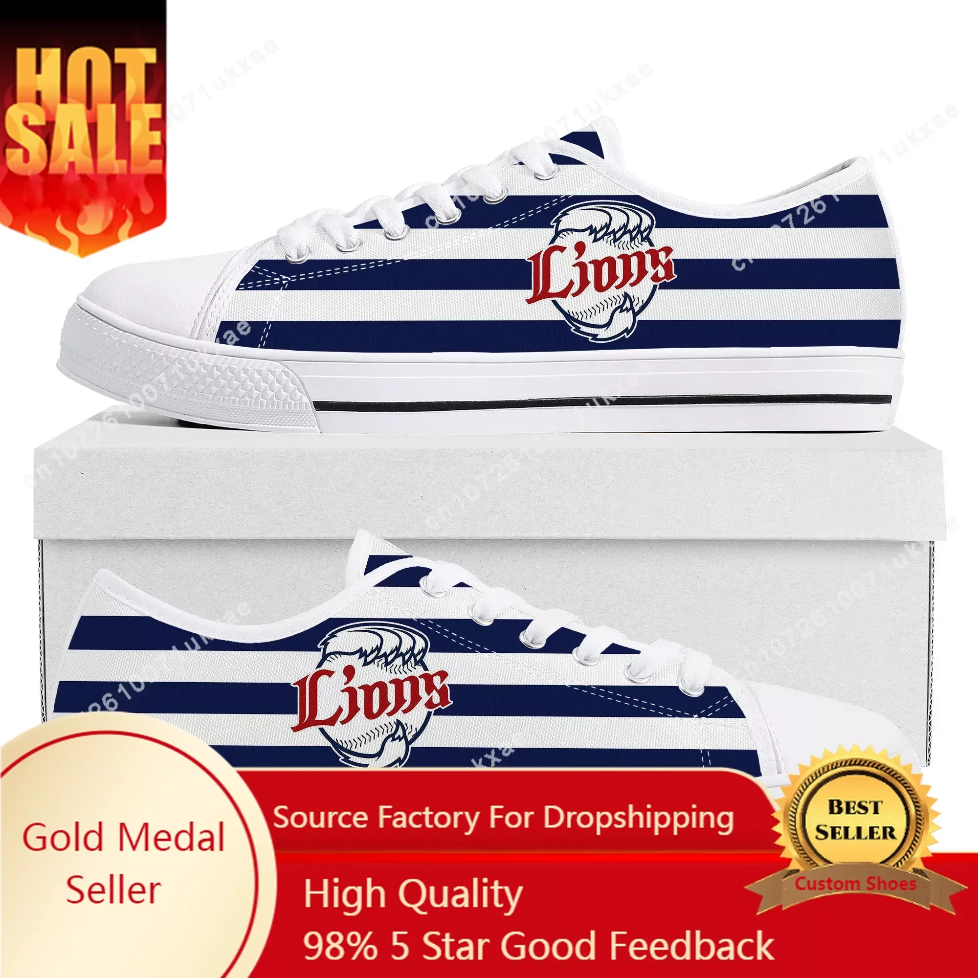 

ライオンズ Saitama Lions baseball Low Top Sneakers Mens Womens Teenager Canvas High Quality Sneaker Casual Custom Made Shoes DIY Shoe