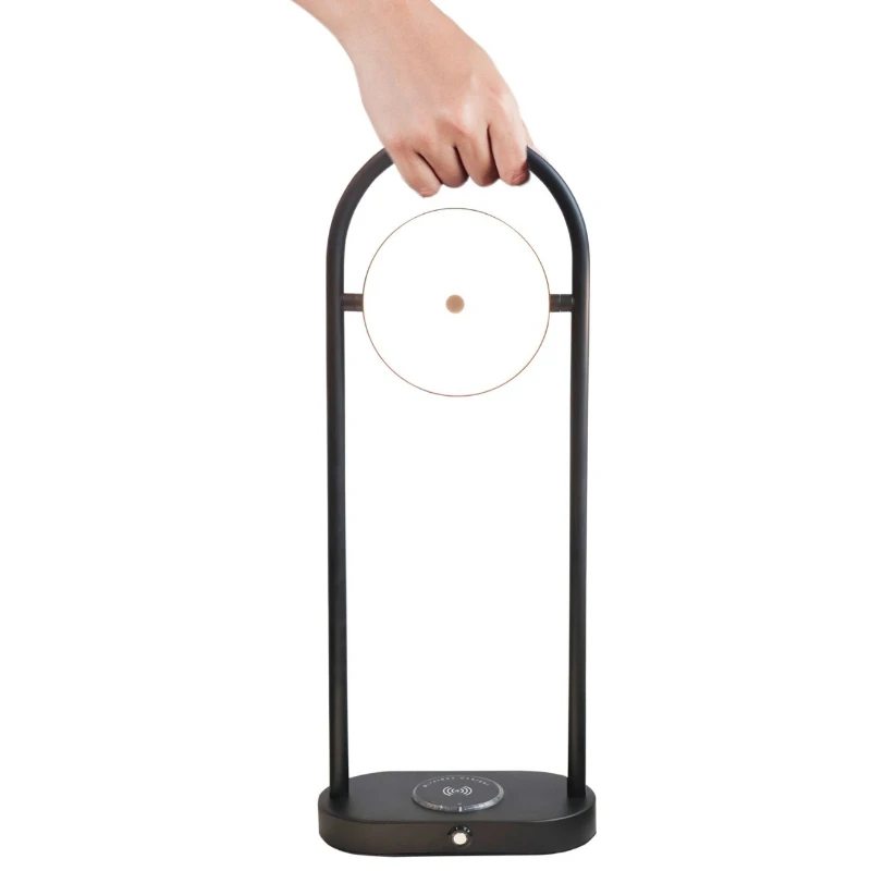 

Multifunctional wireless charging desk lamp USB portable night light bedside camping eye protection reading