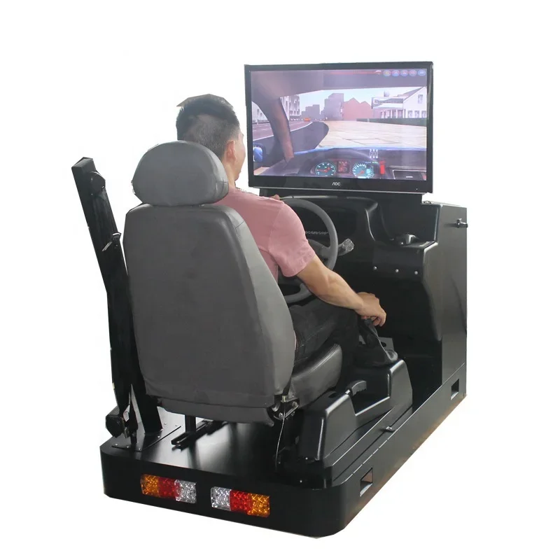 Real car simulator learning driving simulator single screen driving training machine