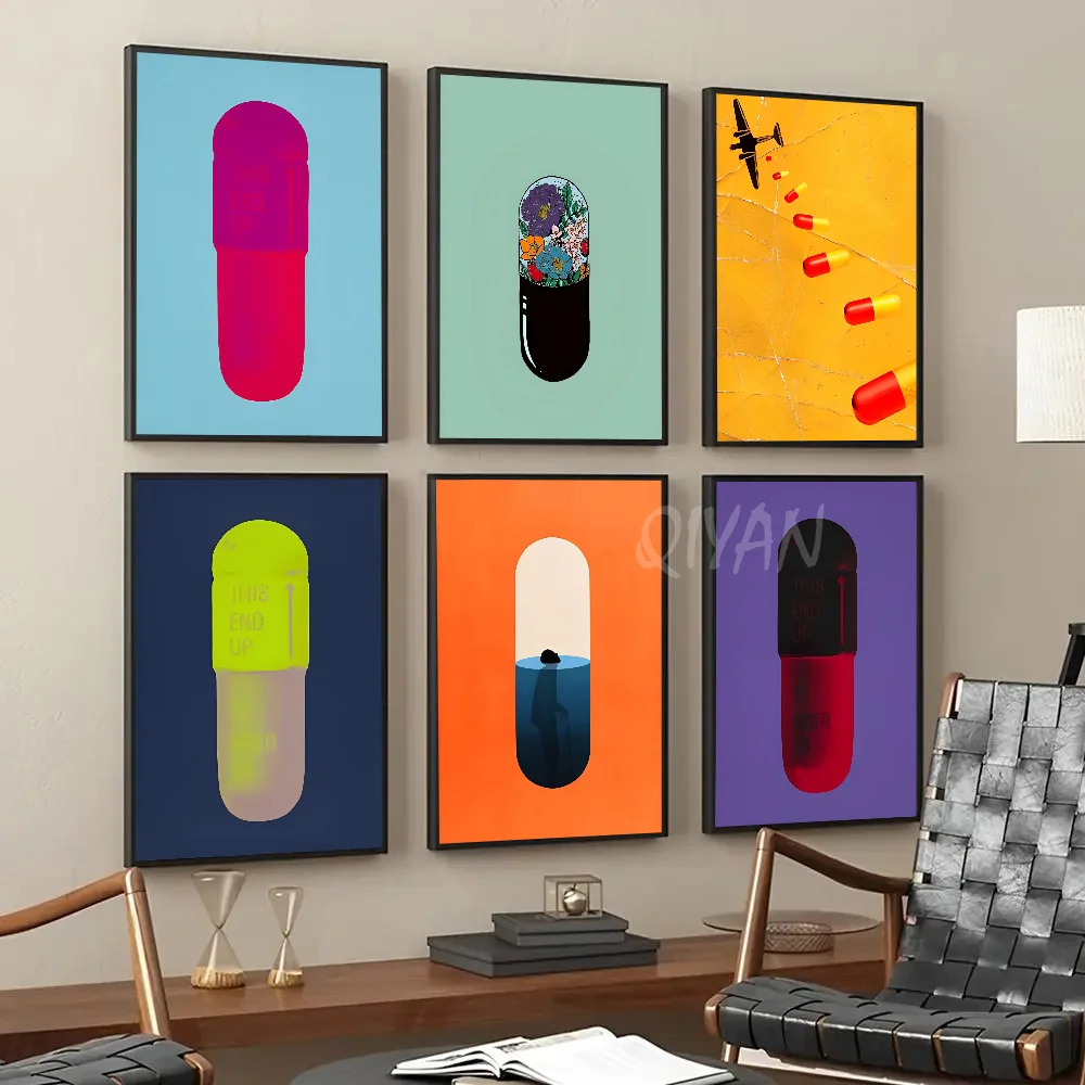 

Current The Cure Capsule Poster Paper Print Home Living Room Bedroom Entrance Bar Restaurant Cafe Art Painting Decoration