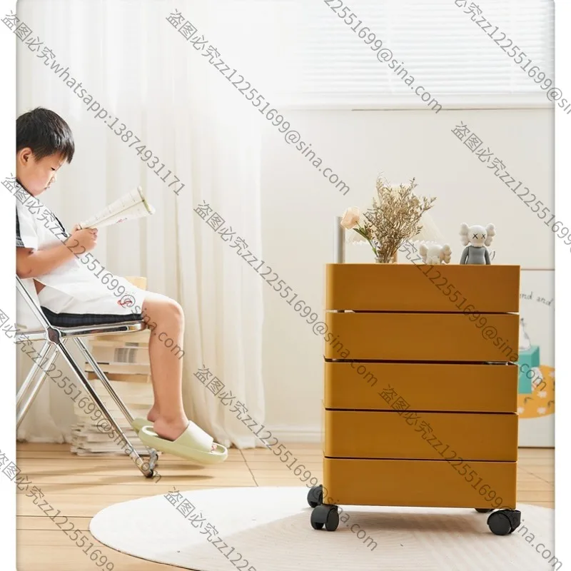Suitable for Rotating Storage Cabinets Movable Bedside Tables Ins Side Cabinets Simple Nordic Lockers Internet Celebrities