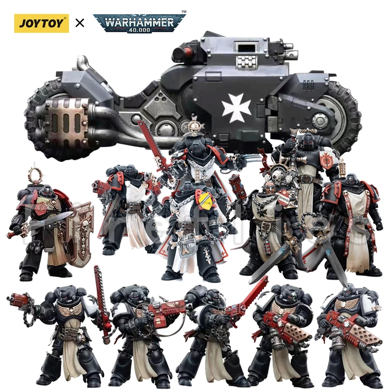 

1/18 JOYTOY Action Figure 40K Black Templar Figures And Mecha Anime Collection Model Toy