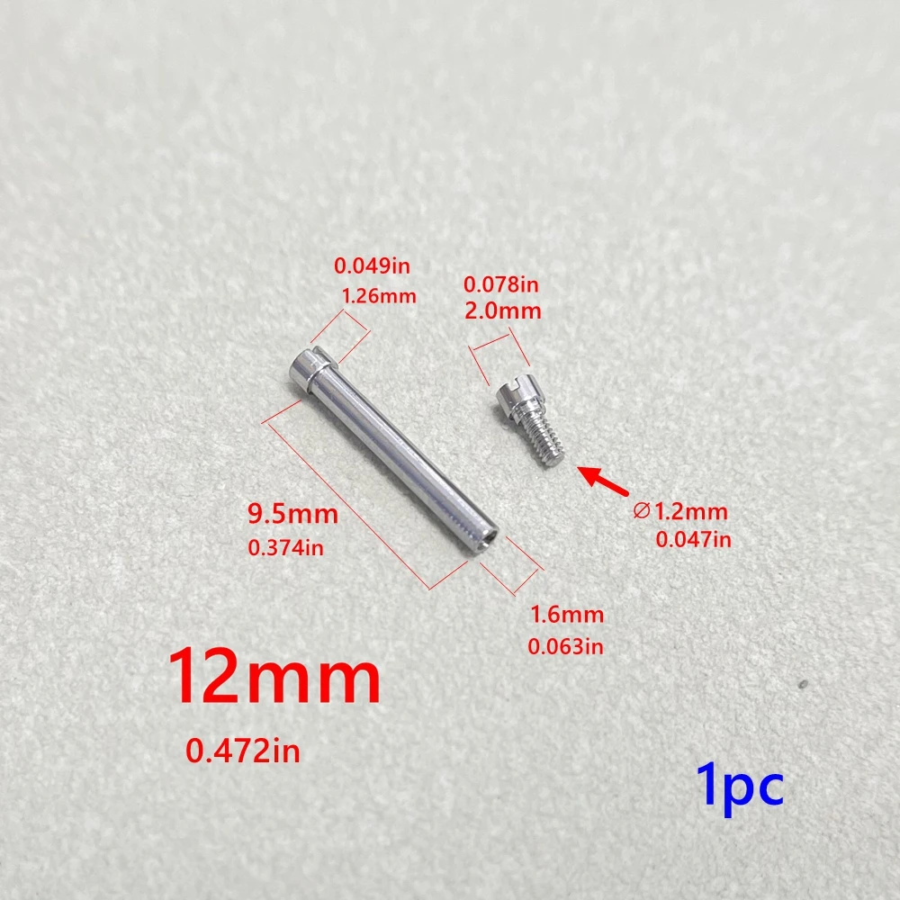 Adatto per orologio da donna Tissot Orologio da polso al quarzo con cinturino in acciaio Little Beauty, accessori svizzeri Asta a vite in acciaio inossidabile 12/14