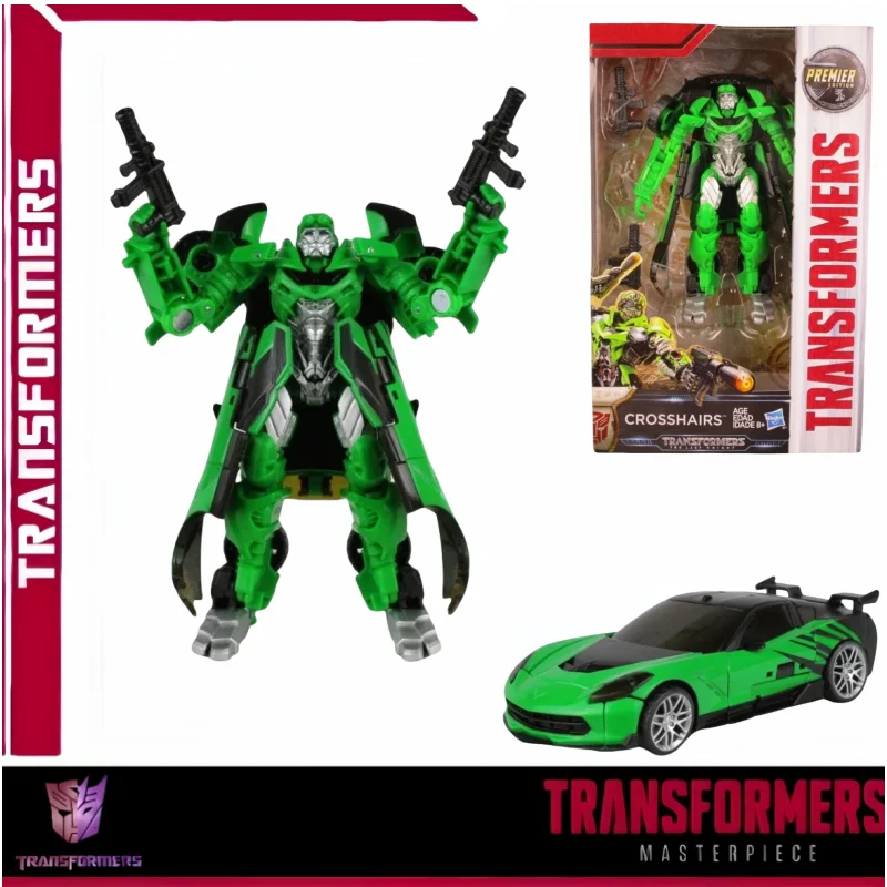 In Stock Transformers Movie 5 US Version TLK Enhanced Crosshair Action Anime Collection Figure Birthday Gift