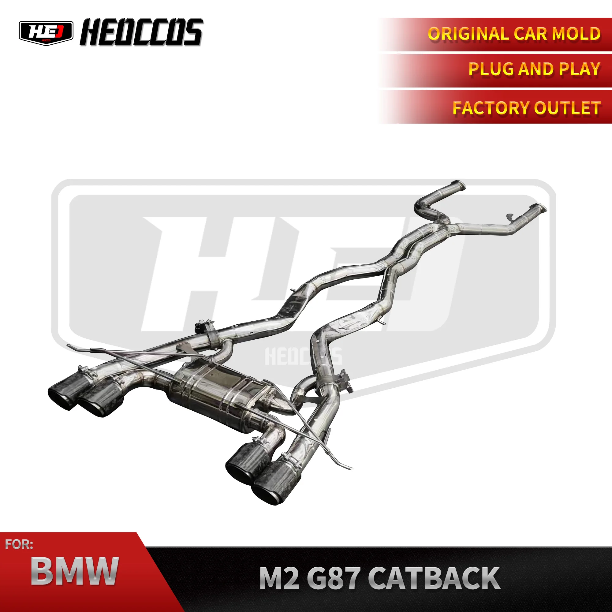 

HEO Good Quality Performance Catback Exhaust For BMW 2024 M2 G87 Stainless Steel Exhaust Pipes