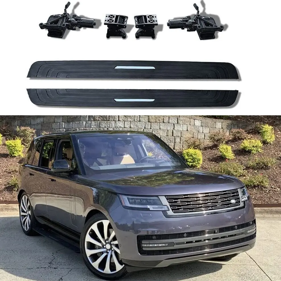 FTAPACCE 2PCS Deployable Running Board Side Steps Nerf Bars Fits for All New Range Rover Sport 2023 2024