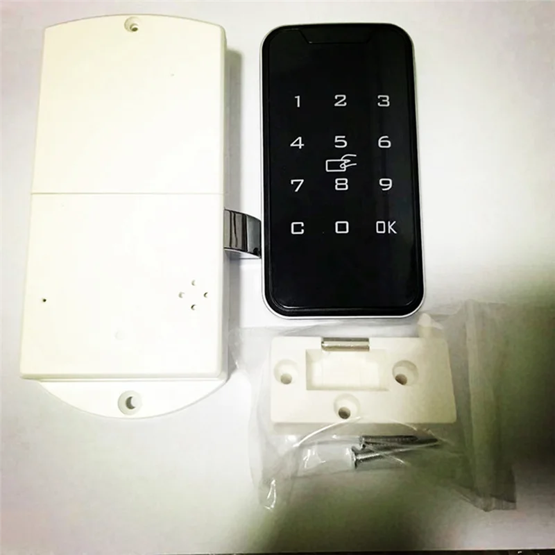 

ABKN-1Set электронный замок для шкафа, сенсорная клавиатура, электронный шкаф, дверной замок для ящиков, цинковый сплав