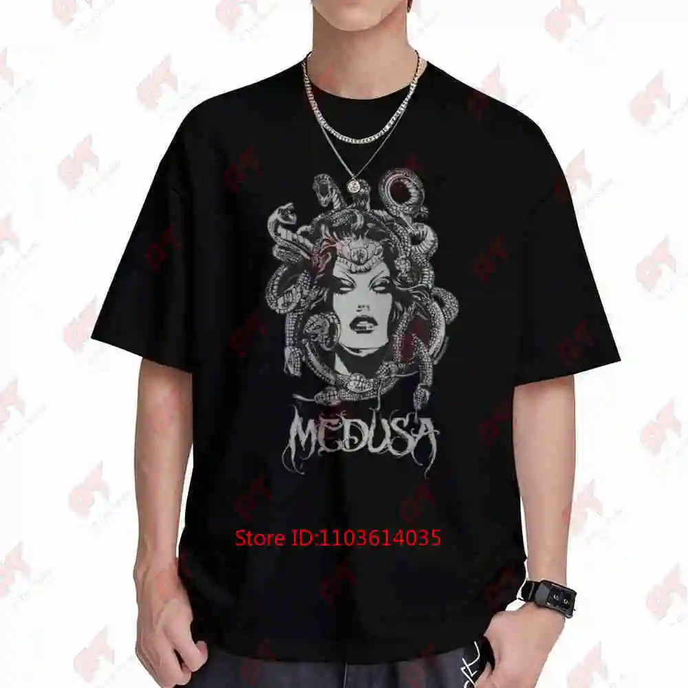 Greek Mythology Print Letter Prints Short Sleeve Tee 100% Cotton T-Shirt