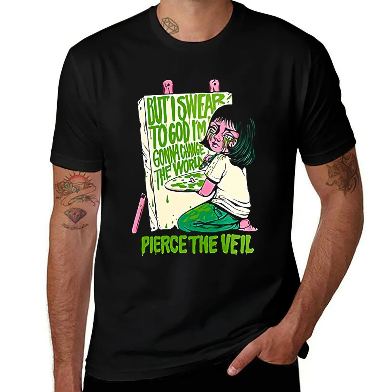 PIERCE-THE VEIL GONNA CHANGE T-Shirt Plus Size Lightweight Top T-Shirt