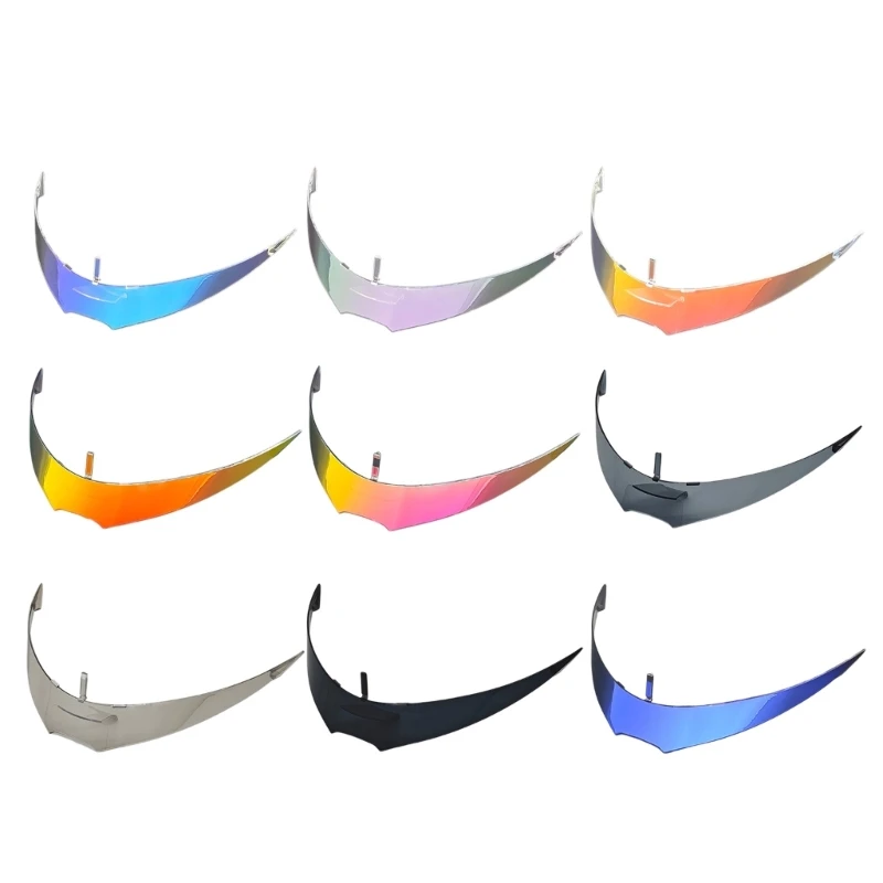 ABS Helmet Spoiler Piece, Clip-In Rear Trim for Helmet Shells