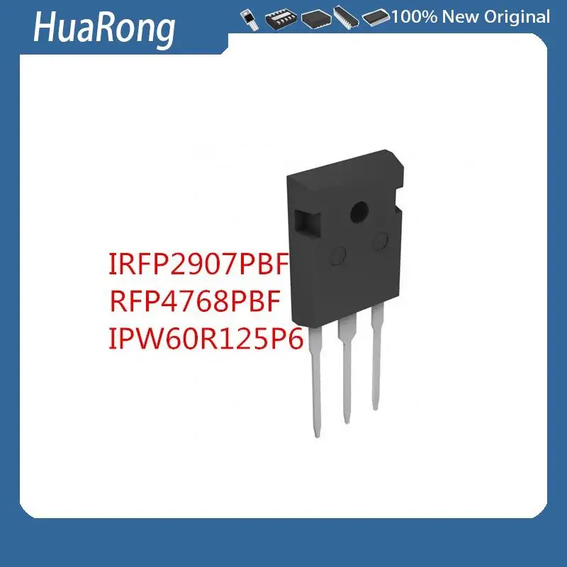 10PCS/LOT     IRFP2907   IRFP2907PBF   209A75V    IRFP4768   RFP4768PBF    93A 250V    IPW60R125P6 6R125P6    650V 30A    TO-247