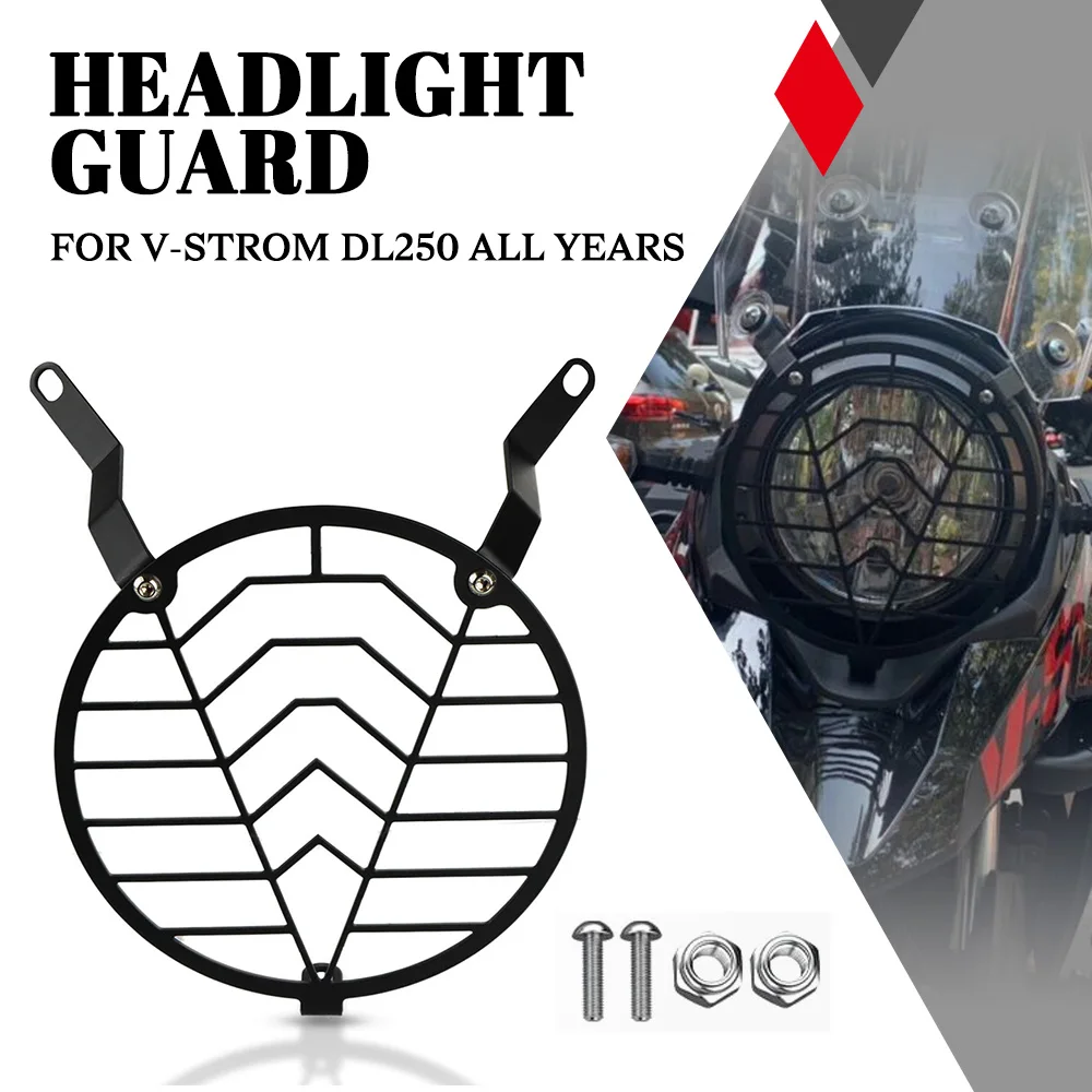 

Motorcycle Headlight Protector Grill Guard Front Lamp Lens Protective Cover For SUZUKI V-strom250 Vstrom V-strom DL250 DL 250