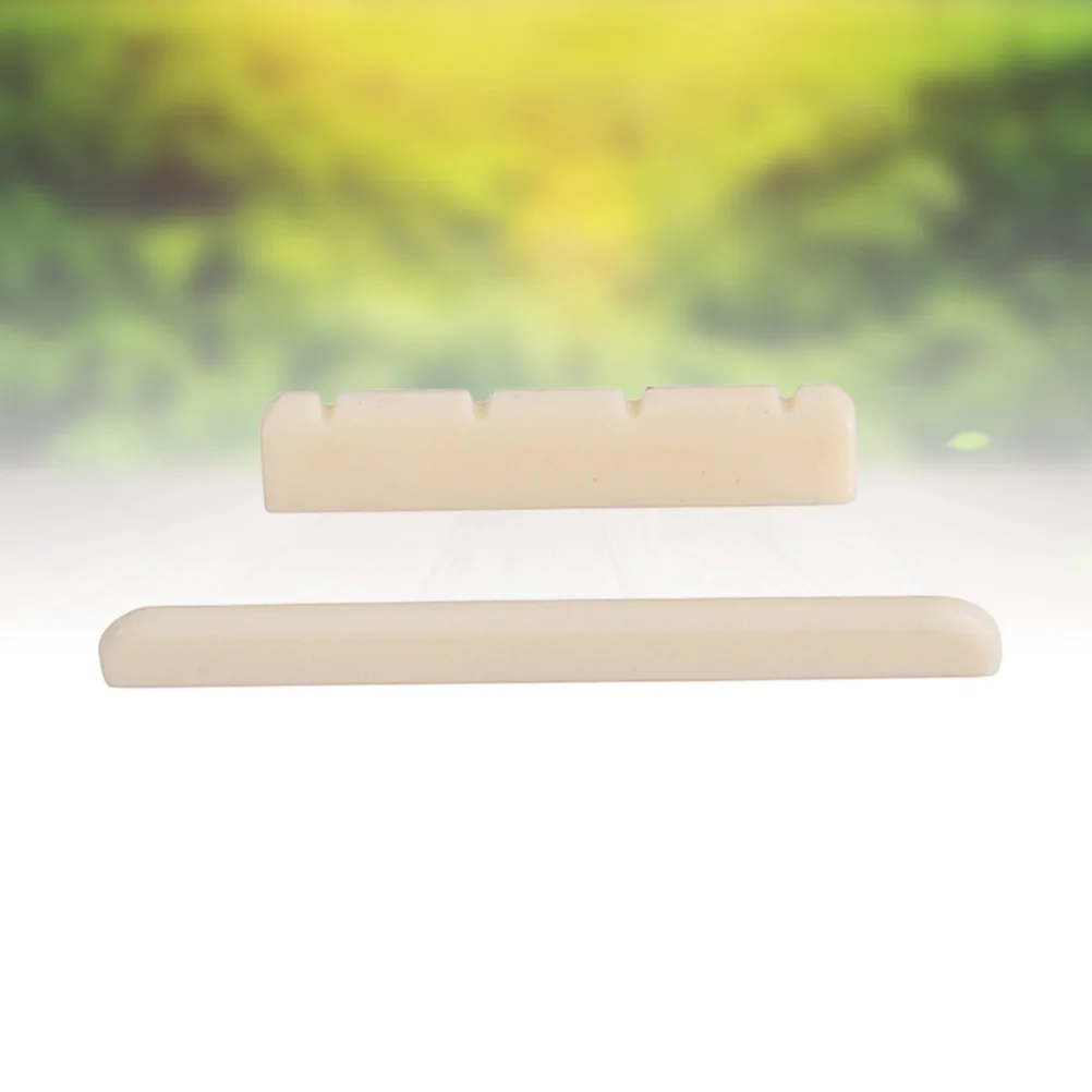 

Guitar Nut Saddle For Classical Guitar Ivory White Replacement Kit Durable Easy Fit High Quality Sound Performance