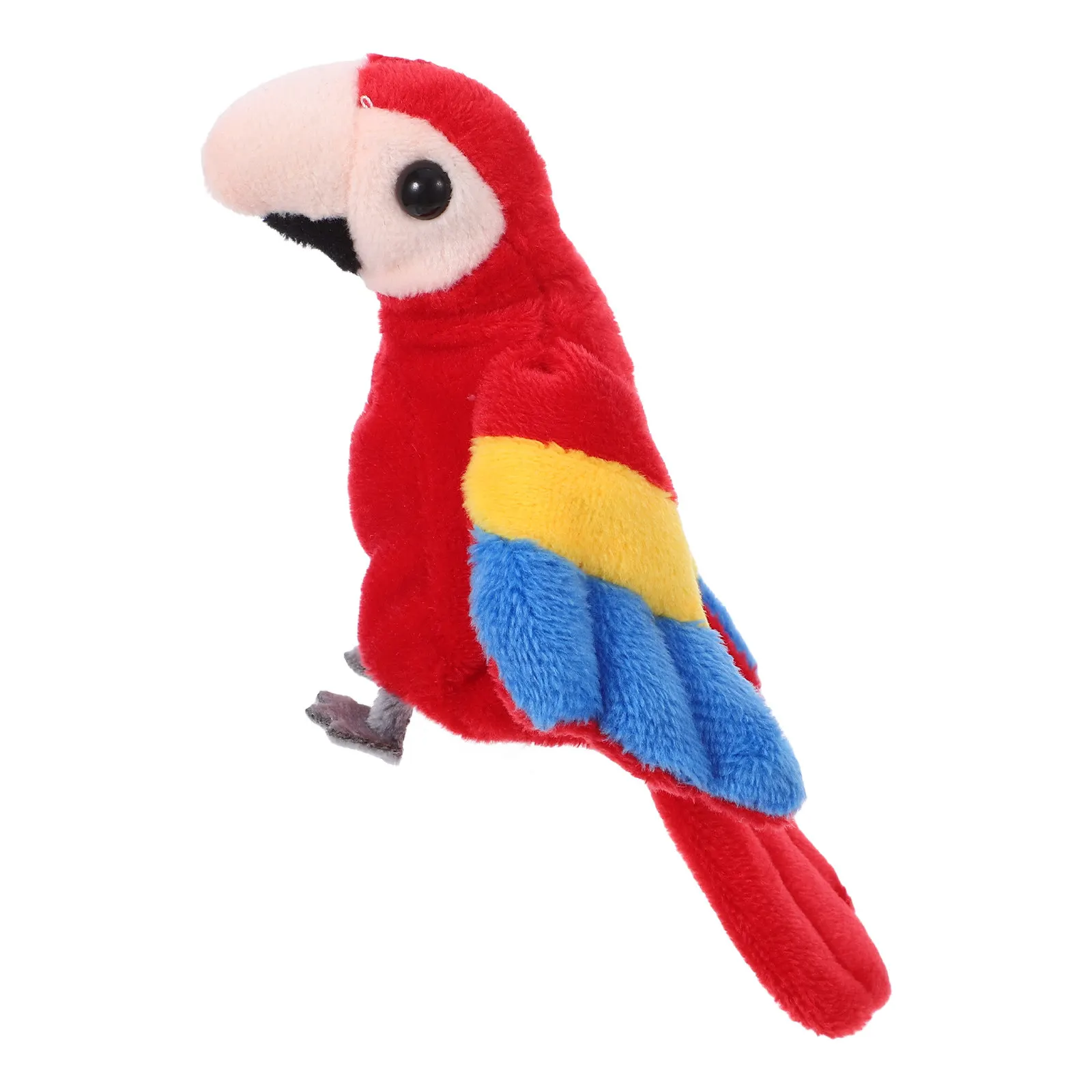 Mini Parrot Finger Puppet Realistic Small Bird Hand Puppet for Storytelling Interactive Role Play Creative Performance Prop