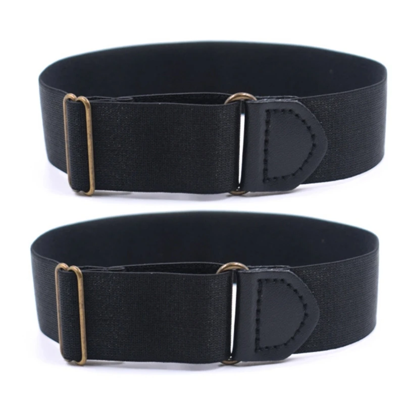 Shirt Sleeve Holder Elastic Shirt Arm Garters for Adult Unisex Shirt Armband Nonslip Securing Position Arm Cuff Band