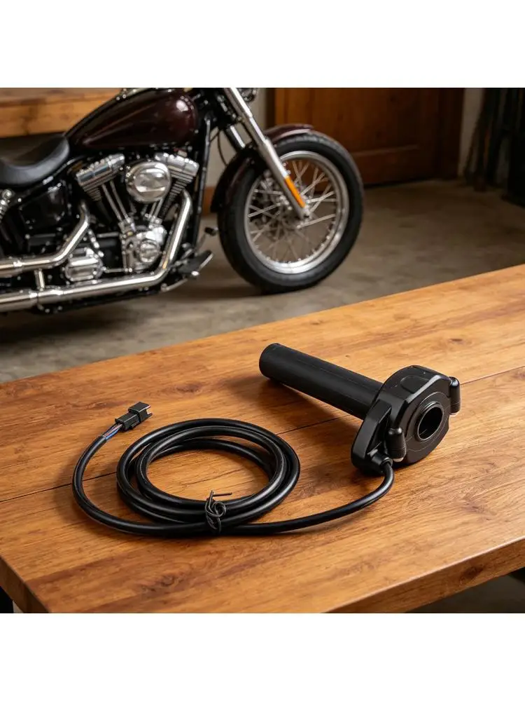 AliExpress NONE Full Twist Throttle for Surron Smooth Acceleration Control Ebike Throttle Grip Cable Kit for Ridstar Q20 Electric Dirt Bike