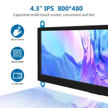 JRP3516 3.5" LCD monitor raspberry pi4 3 3B 480*320 pixel module with capacity touch screen mini pc display capacity T