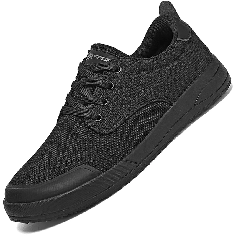 Minimalist Men's Walking Shoes  Plus Size 39-48 Wide Toe Box Casual Footwear Breathable Mesh Daily Flats for Traveling Driving