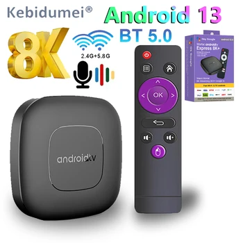 Neuer Android 13 Smart TV Stick 8K Allwinner H313 2 GB 16 GB Dual 2,4 G + 5 G Bluetooth 5.0 Remote Top Box Quad Core Stream Media Player