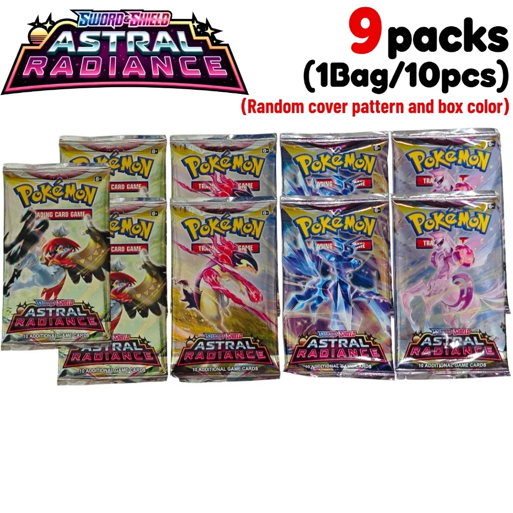 9 Packungen Pokémon TCG Mega Evolution-Pitch Black Booster Ascended Heroes Phantasmal Flames TCG Sammelkarten-Set – Detail 15