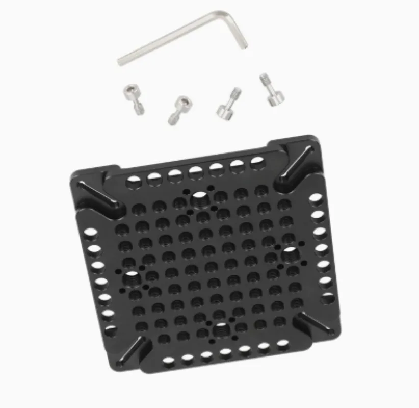 Suitable For Camera Field Monitor, VESA Standard Perforated Expansion Base Plate Bracket