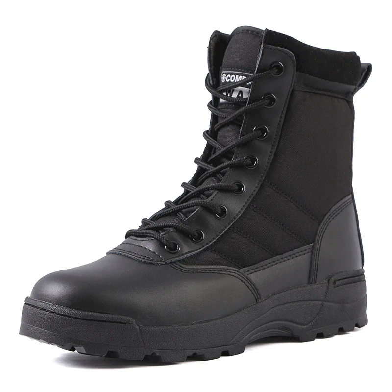 Camouflage Tactical Boots Men Boots Special Force Desert Combat Boots Men Work Shoes Outdoor Hiking Ankle Boots