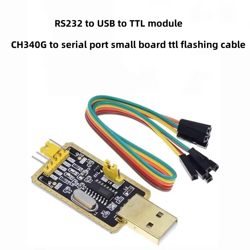 Module CH340 au lieu de PL2303 CH340G RS232 vers TTL, mise à niveau du Module USB vers Port série dans neuf plaques de brosse po