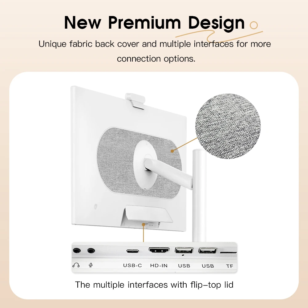 32 Inch Touch Screen TV Smart 8-core CPU Android OS 8+128GB Built-in Battery With Camera Smart Portable TV Rotation Mon tor