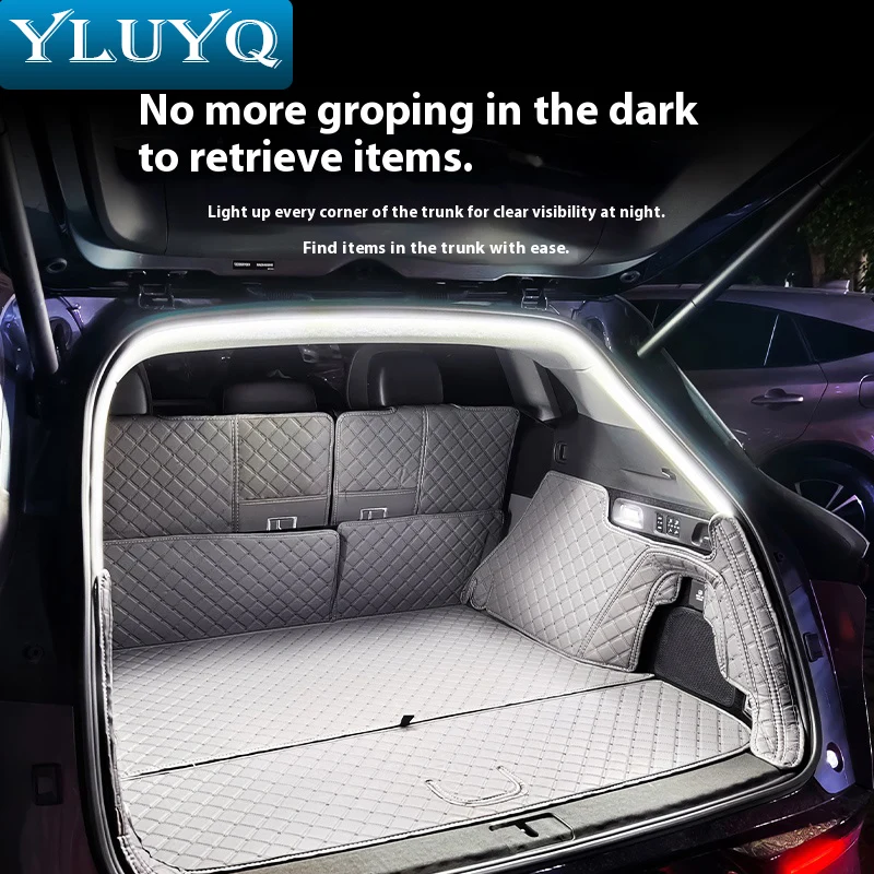 ZEEKR 7X trunk light strip tailgate LED lighting interior ambient lighting sensor modification interior accessories