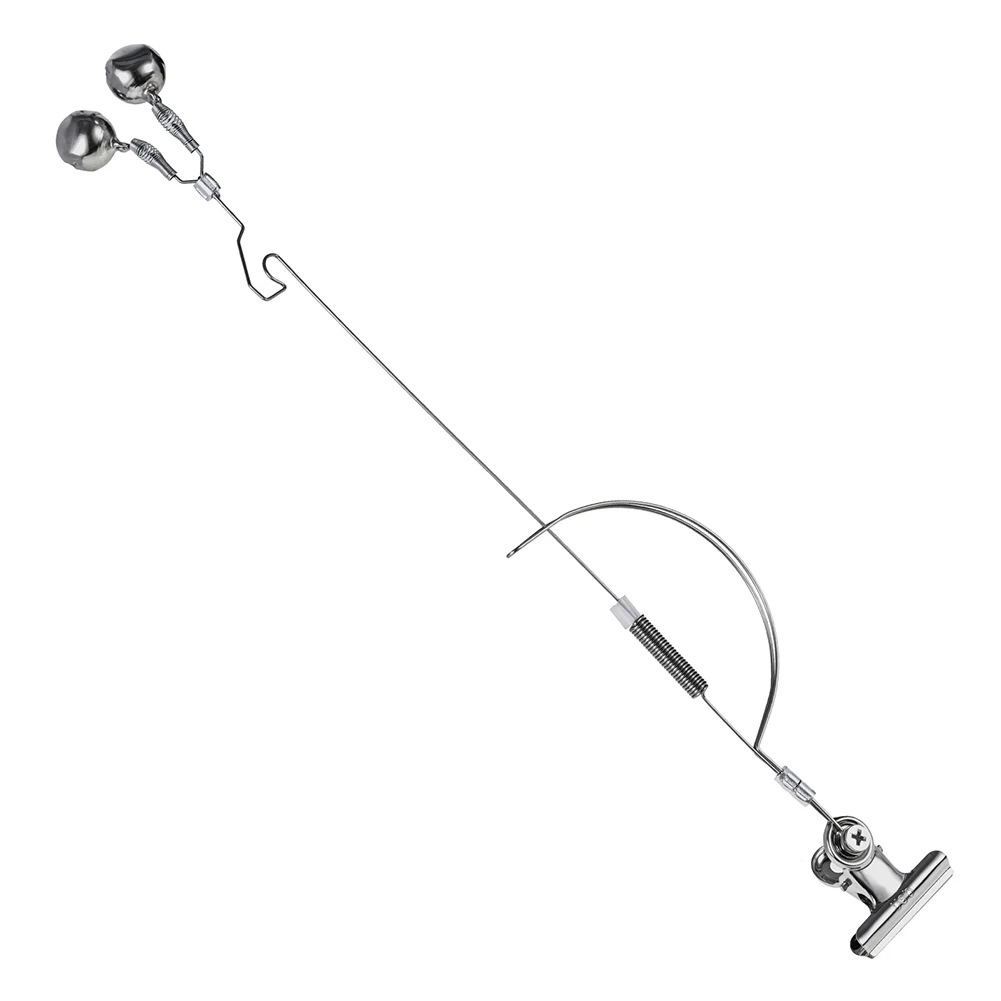 Fishing Bite Alarm Stainless Steel Metal Fish Alarm Bells Adjustable Carp Tackle Anti-corrosion Anti-rust Fishing Accessories